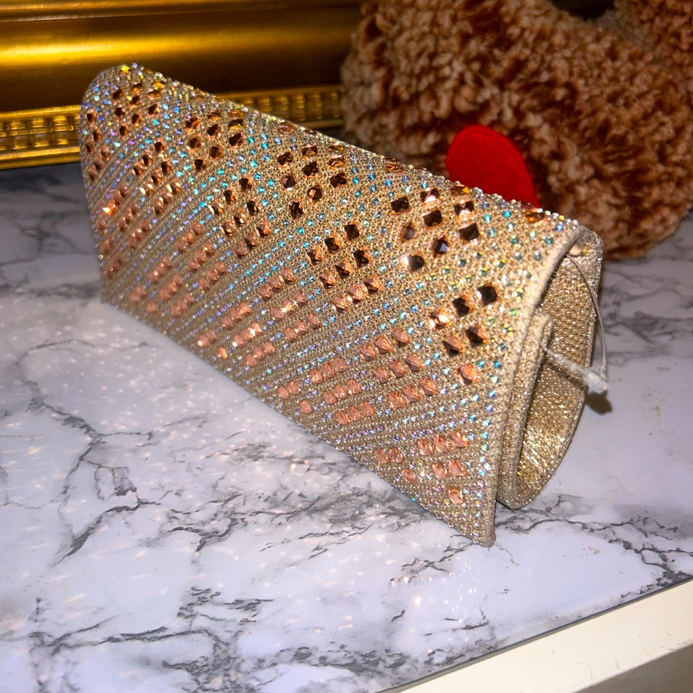 Sparkly crossbody clutch/bag